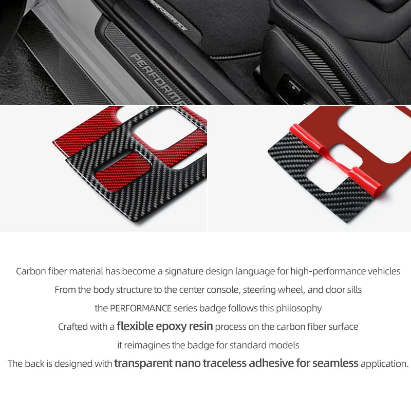 Real Carbon Fiber For Subaru BRZ/Toyota GR86 2021- Center Console Button Panel Trim Sticker Car Interior Tuning Accessories
