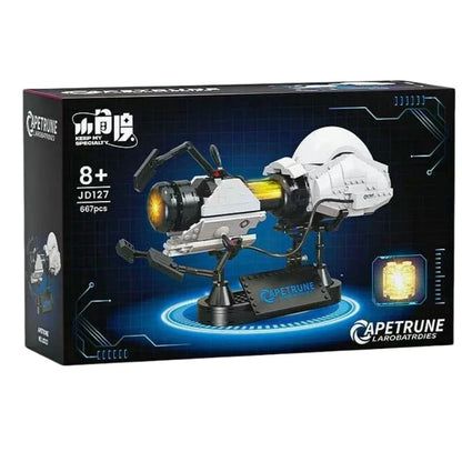 2026 New Creative High-Tech Portal Gun Building Blocks Game Transfer Gun Model Portal Science Educational Assembly Toys Boy Gift