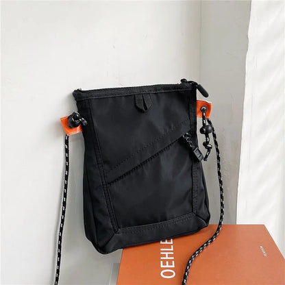 Mini Nylon Crossbody Bag Soft Small Phone Wallet Multifunctional Adjustable Strap Shoulder Bag Crossbody Purse Canvas Purse