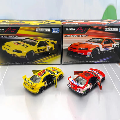 In Stock Original TOMICA Premuim Racing Series Nissan GTR R34 Die Casting Alloy Car Model Collection Surprise Toys Car Model