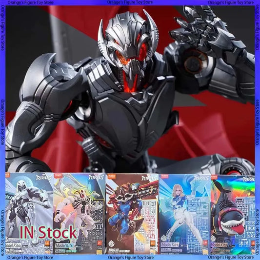 Genuine Blokees Marvel Rivals Beyond Ver Building Action Figure Rocket Raccoon Ultron Moon Knight Anti‑Venom Assembly Model Toy
