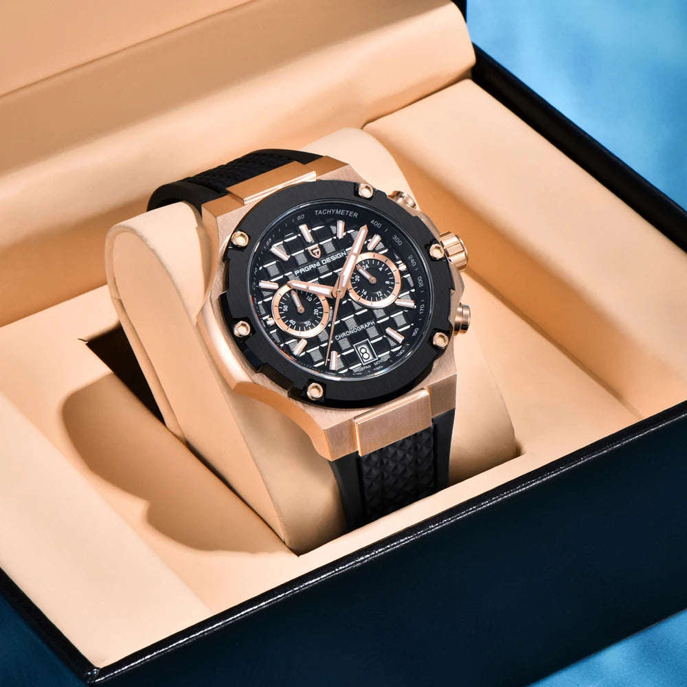 2026 New PAGANI DESIGN Men's Quartz Watches Top Luxury Chronograph Watch Men VK64 Sports Waterproof Luminous AR Sapphire Clock