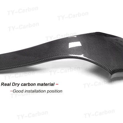 Real Dry Carbon Fiber Car Interior Seat Back Covers Trims Accessories for BMW F80 M3 F82 F83 M4 F87 M2 M2C 2019+ Car accessories
