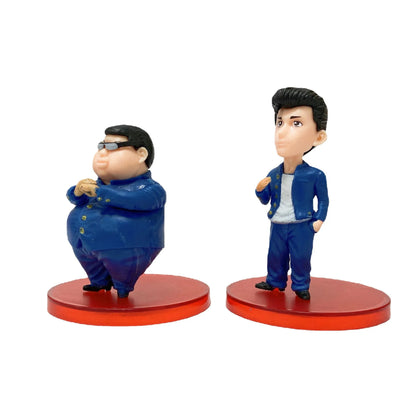 5pcs Cartoon Slam Dunk Sakuragi Anime Peripheral Q Version Desktop Model Toy Decorative Ornaments