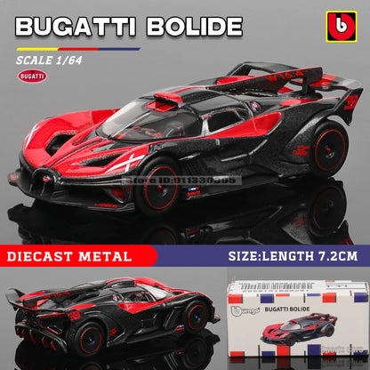 Bburago 1:64 Porsche 911 GT2 RS LAMBORGHINI sian fkp 37 Mustang GT500 Car Model Collection Kids Xmas Gift Toys for Boys Ferrari