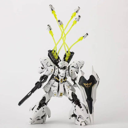 RG MSN-04 White Version Series Action Figure Mecha Warrior High Detail Detachable Parts Assembly Model Toy Collectible Boy Gifts
