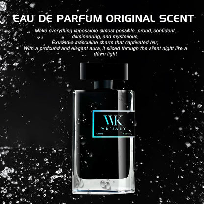 WK JALY Eau De Parfum For Men, With Notes of Bergamot, Woody, Rosemary, Men's Cologne Perfume, Long Lasting Scent, 120ml/4 oz