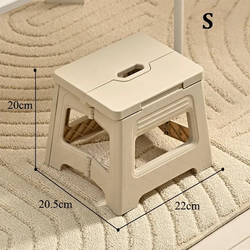 New Lightweight Space Thickened Folding Stool, Portable Home Outdoor Camping, Magza Fishing, Simple and Integrated Design