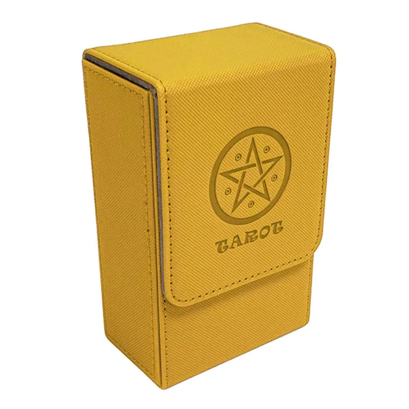 Minimalist Portable Pu Material Card Storage Box Water Proof Dust Proof For Board Game Cards And Collectible Sets