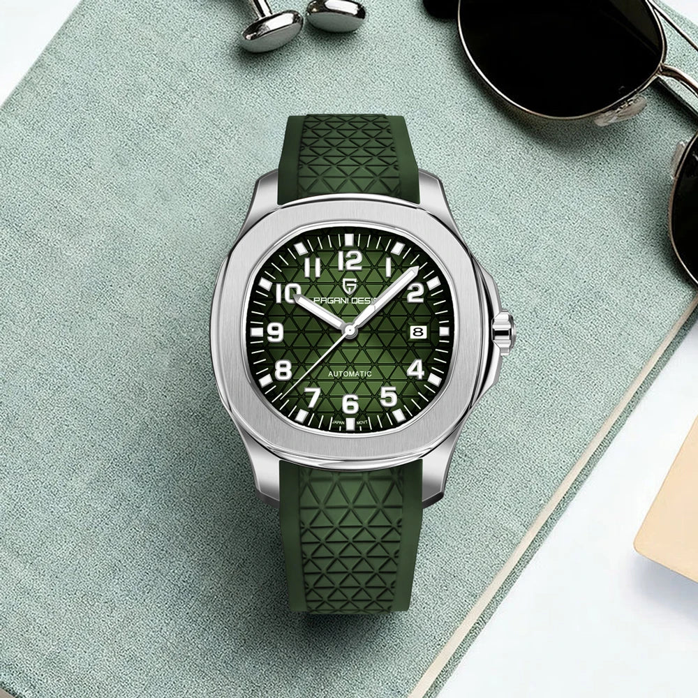 2026 New PAGANI DESIGN Men's Watches Luxury Mechanical Wristwatch 8215 Automatic Watch Man AR Sapphire Waterproof Super Luminous