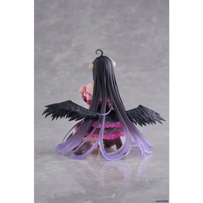 In Stock 100% Original Taito Overlord Albedo Desktop Cute Negligee Ver Anime PVC Collectible Figure Desktop Home Room Decor Gift