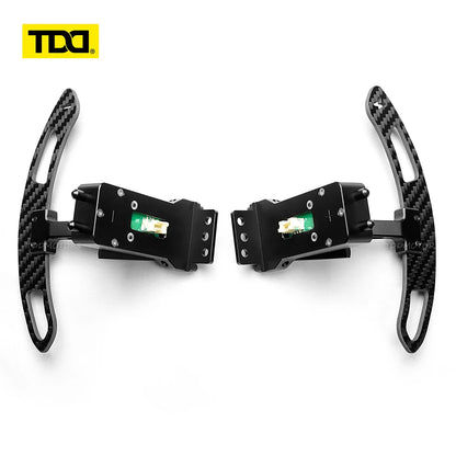 TDD Aluminum Alloy Magnetic Paddle Shifters For Porsche 718 Cayman GT4 991 Panamera 971 911 997 Steering Wheel Shift Paddle