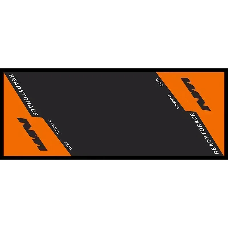 Crystal Velvet Motorcycle Display Carpet Racing Electric Vehicle Mat Garage Anti-slip Floor Decoration Customized Parking Rug