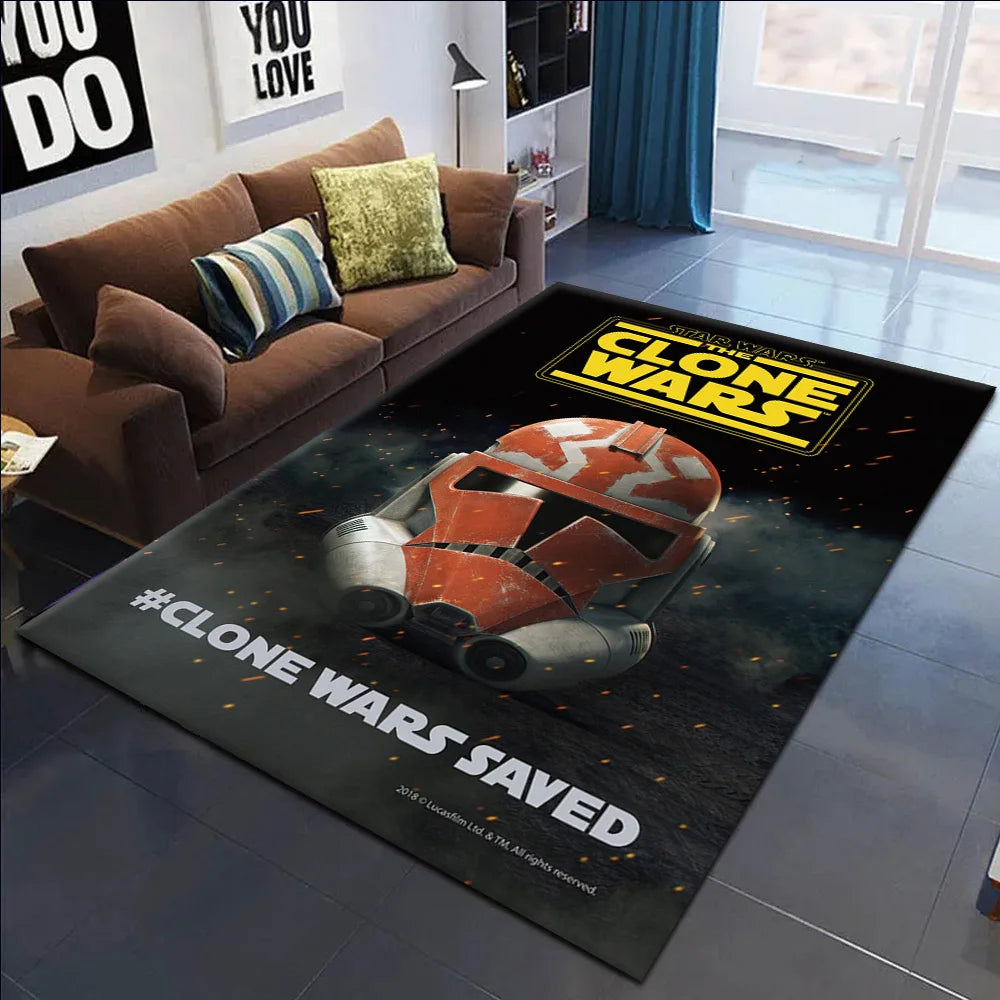 20th Anniversary 2025 S-Star W-Wars Revenge of Sith Scifi Film for Bedroom Living Room Sofa Home Anime Rug Non-slip Floor Mat