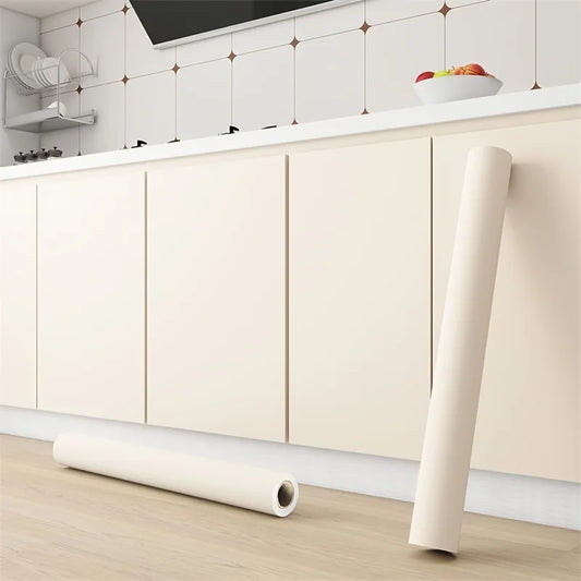 Matte Peel & Stick Wallpaper Self-Adhesive Removable Waterproof Stickers for Kitchen Countertops Cabinets Wardrobes Renovating