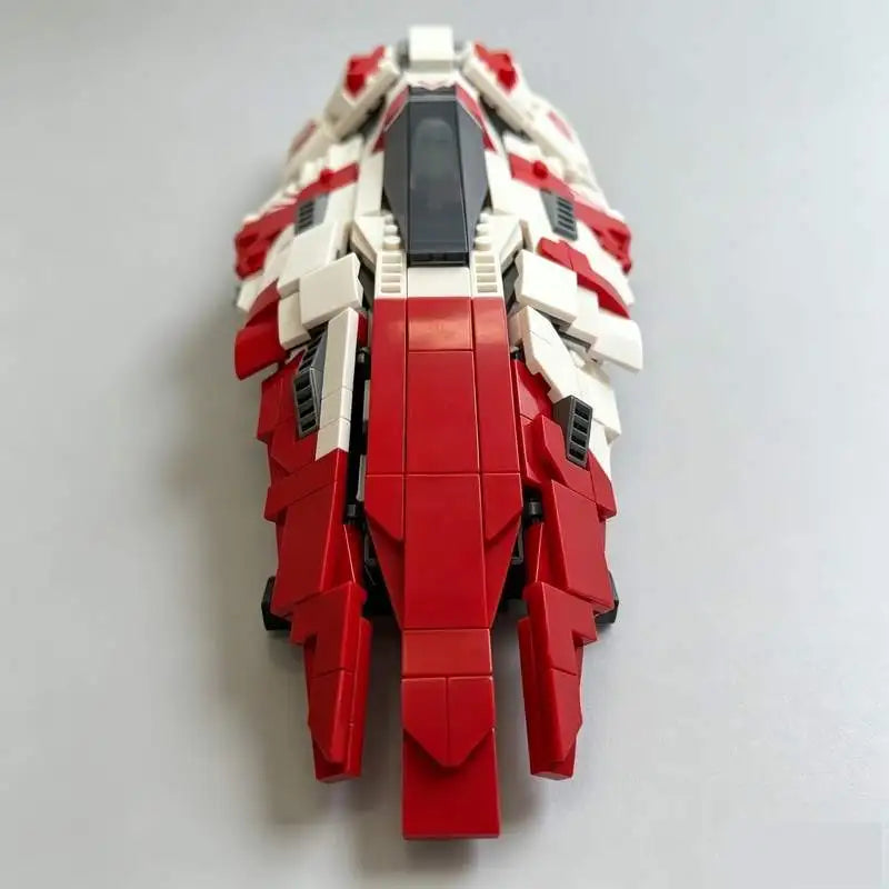 776 PCS Anti-Gravity Racer Sci-Fi Vehicle Model Custom Puzzle DIY Creative Assembly Futuristic Racing Building Blocks Toy Gifts