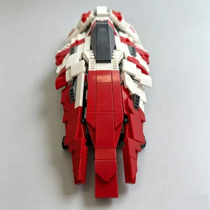 776 PCS Anti-Gravity Racer Sci-Fi Vehicle Model Custom Puzzle DIY Creative Assembly Futuristic Racing Building Blocks Toy Gifts