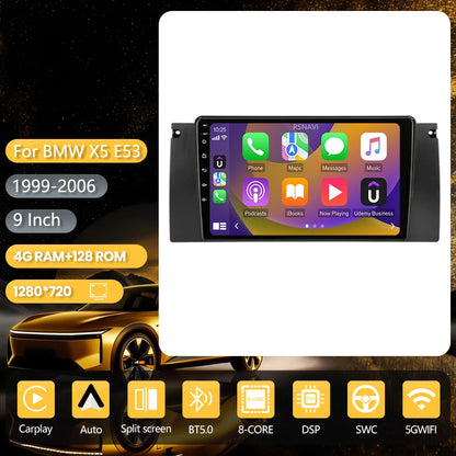 Android 16 Carplay Auto 2K Screen Car Radio Multimedia Player For BMW M5 E39 1995-2006 E53 X5 M5 2din Autoradio Stereo Head Unit