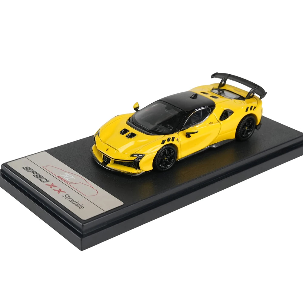 1:64 Diecast Alloy Supercar Model SF90-Style High-Simulation Mini Vehicle New Arrival Collectible Display Gift Toy