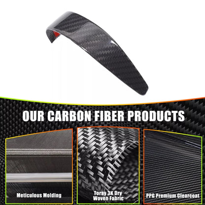 For Porsche Cayenne 2004-2009 Real Carbon Fiber Car Gear Shift Knob Cover Decoration Car Interior Accessories