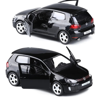 1:36 Volkswagens Golf 6 GTI Alloy Car Model Diecast Metal Toy Vehicles Car Model Simulation Doors Can Open Collection Kids