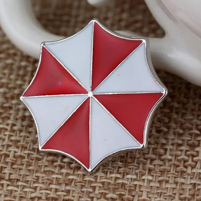 Residents Evils Key Chain Adornment Gifts Car Keychain Toy Umbrella Corporation Sublimation Blank Keyring Edc Necklace Jewelry