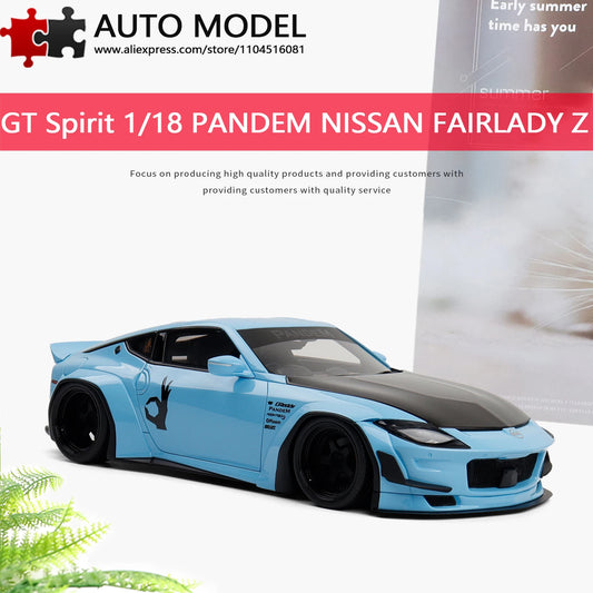 Nissan Fairlady Z Pandem Rocket Bunny Modified Car Simulation Car Model Limited Edition Collectible Gt Spirit 1:18 Die-Cast Resin Scale Static Miniature Model Adult Toy Boy's Gift