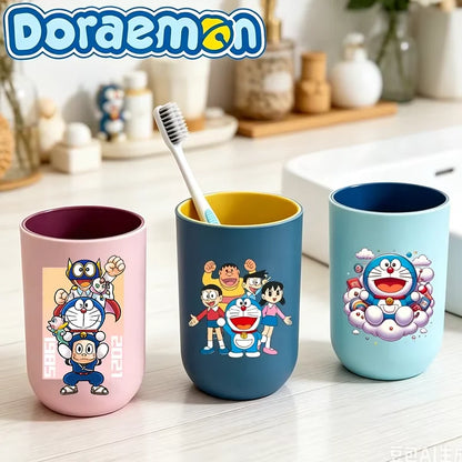 new Doraemons Home Water Cups Cartoon Anime Mouthwash Cup Fashion Large Capacity Toothbrush Cups Breakfast Cup school office Mug