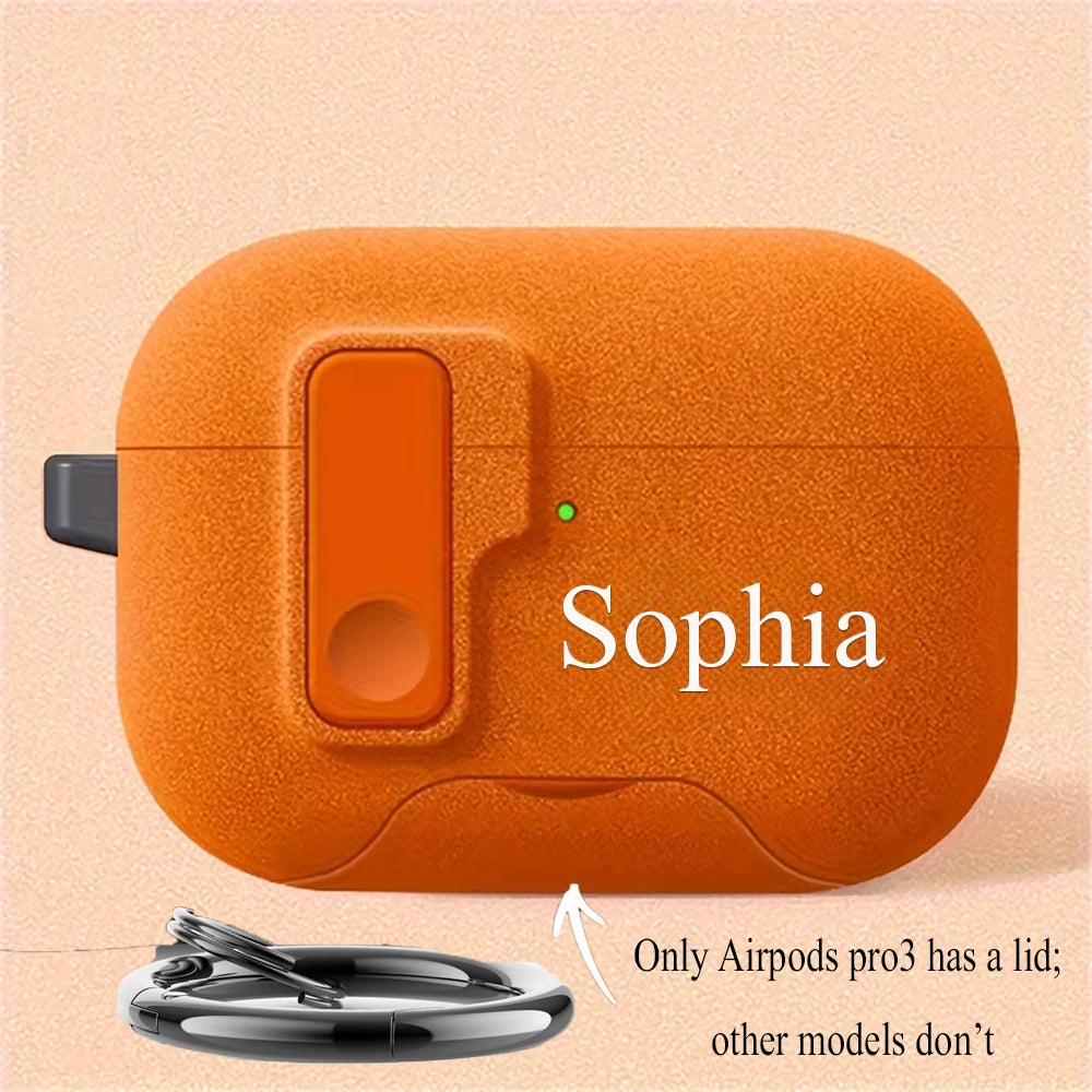 Personalized Customizable Name AirPods Case DIY UV Print Name Protective Cover For AirPods Pro 1/2/3/4/5 Pro/Pro2/Pro3 Anti-Lost