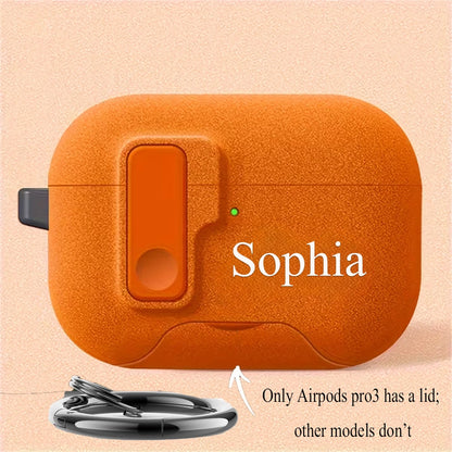 Personalized Customizable Name AirPods Case DIY UV Print Name Protective Cover For AirPods Pro 1/2/3/4/5 Pro/Pro2/Pro3 Anti-Lost