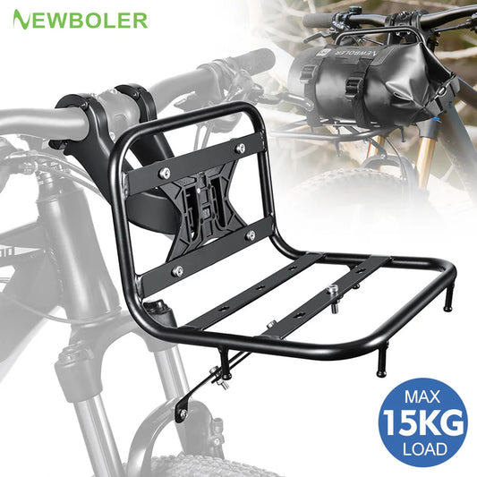 NEWBOLER Bicycle Front Rack Iron Material Multi-Functional Bike Front Rack MTB Road Bike Bag Rack Outdoor Cycling Accessories