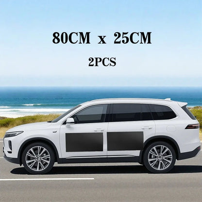 Adhesive-Free/Magnetic Car Body Anti-Scratch Protector Black Auto Door Side Edge Guard Decorative Protection Pad Stickers