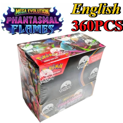 Pokémon TCG: Mega Evolution-Pitch Black Booster Display Box CHAOS RISINC Ascended Heroes Phantasmal Flames TCG Trading Cards Set