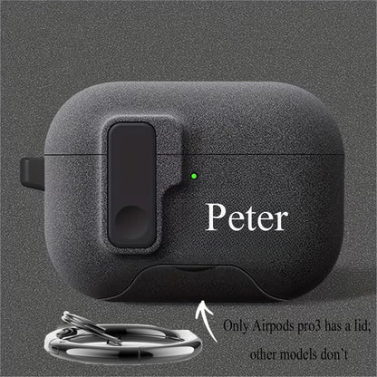 Personalized Customizable Name AirPods Case DIY UV Print Name Protective Cover For AirPods Pro 1/2/3/4/5 Pro/Pro2/Pro3 Anti-Lost