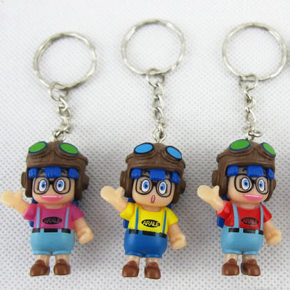 Random 1 Piece Classic Japan Comic Anime Akira Toriyama Dr.Slump Arale Cute Pendant Bag Key Chain Figure Toys Gift