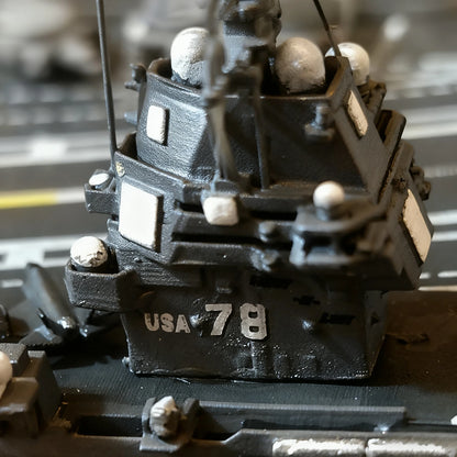 1/2000 Ford-class Aircraft Carrier Model 17cm 3D Printed with Exquisite Details Ships Static Model Ship Toy Ornaments