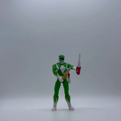 Playmates New Mighty Morphin Power Rangers 6inch Action Figure Set Gold Armor Red Black Green Ranger Collectible Model Toy Gift