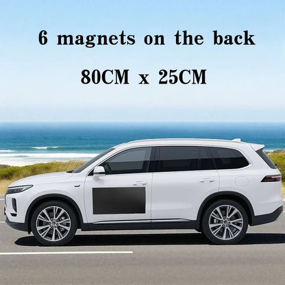 Adhesive-Free/Magnetic Car Body Anti-Scratch Protector Black Auto Door Side Edge Guard Decorative Protection Pad Stickers