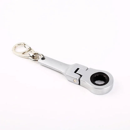 Tuningkeychains JDM Car Auto Tuning Parts 10mm Ratchet Wrench Keychain Keyring Key Ring Metal
