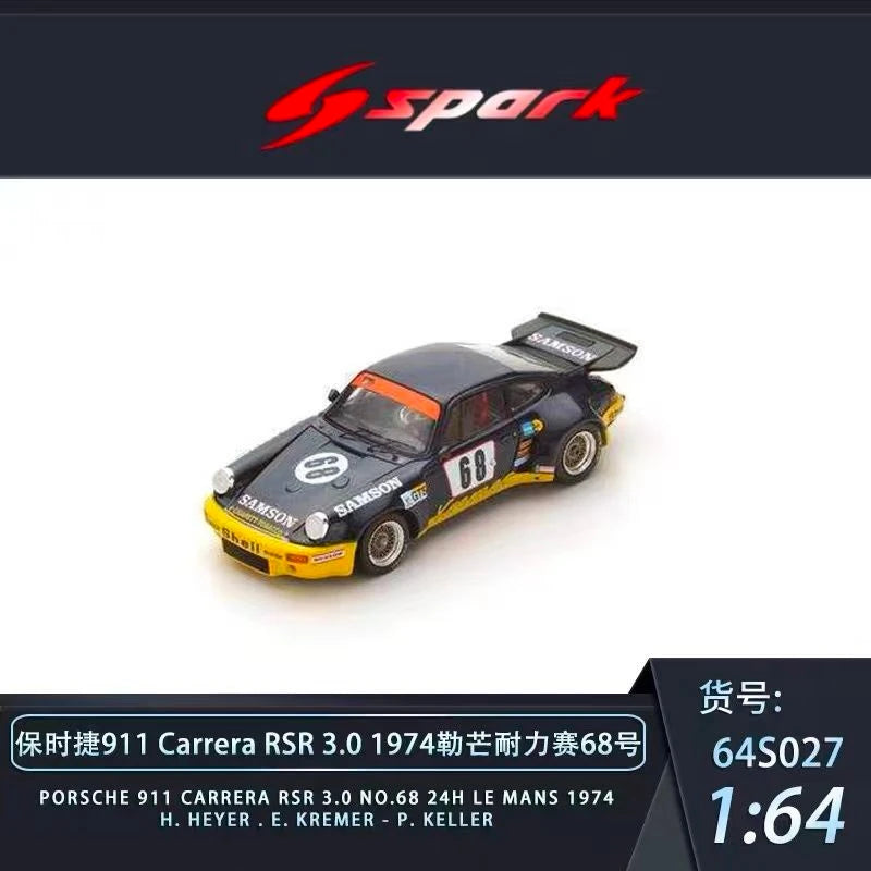 Spark 1:64 Porsche 963 No.6 PORSCHE PENSKEMOTORSPORT 2nd Le Mans 24H 2025 Alloy Diecast Car Model Collection Gift