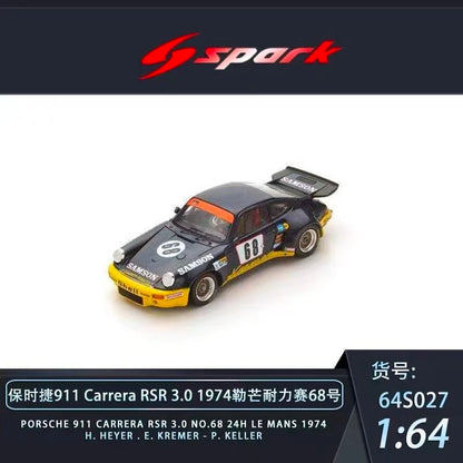 Spark 1:64 Porsche 963 No.6 PORSCHE PENSKEMOTORSPORT 2nd Le Mans 24H 2025 Alloy Diecast Car Model Collection Gift