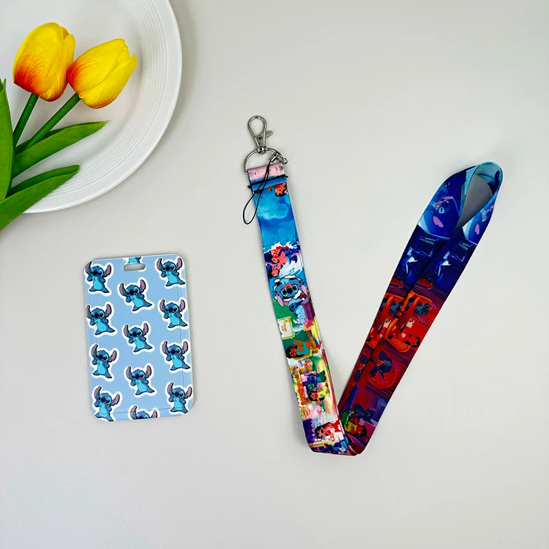 Anime Lanyards Keychain Animated Mobile Phone ID Card pass Hang Rope DIY Jewelry Accessories wholesale
