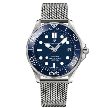 PAGANI DESIGN Navy Blue Ceramic Bezel Men's Watches Automatic Watch For Men Luminous Diving Mechanical Wrist Watch Men 2026 New