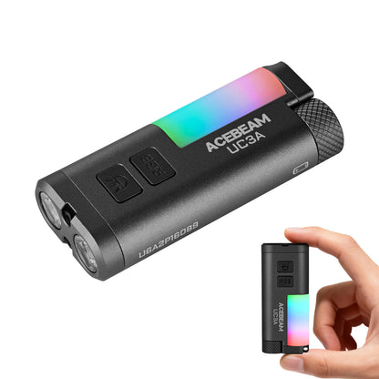 ACEBEAM UC3A EDC Flashlight Rechargeable Wide Voltage(1.2-4.8V) LED Torch With Camping Light Magnetic Multifunctional For Dog