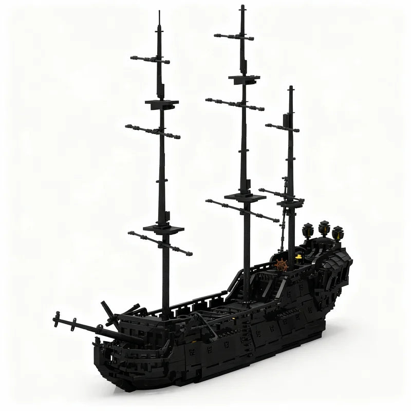 4403pcs MOC The Black Peral Disneieny Pirates Caribbean Model Building Blocks Christmas Gifts Construction Toys Education Brick