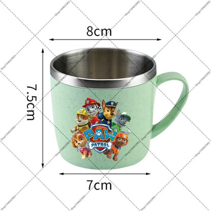 Paw Patrol Portable Stainless Steel Coffee Mug Chase Skye Cartoon Anime Pattern Printed Water Cup Household Couples Milk Cups