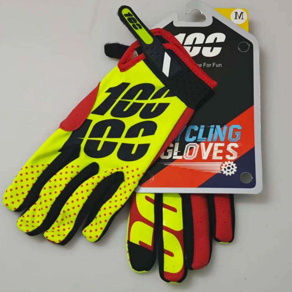 Motorcycle Racing Gloves Unisex Four Seasons Anti Slip Wear Resistant MTB Riding Gloves