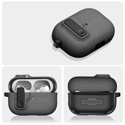 Protective Case for AirPods Pro 2 Cover Luxury Earphone Cover Case for Apple AirPods 4 3 Air Pods Shockproof Sleeve With Hook