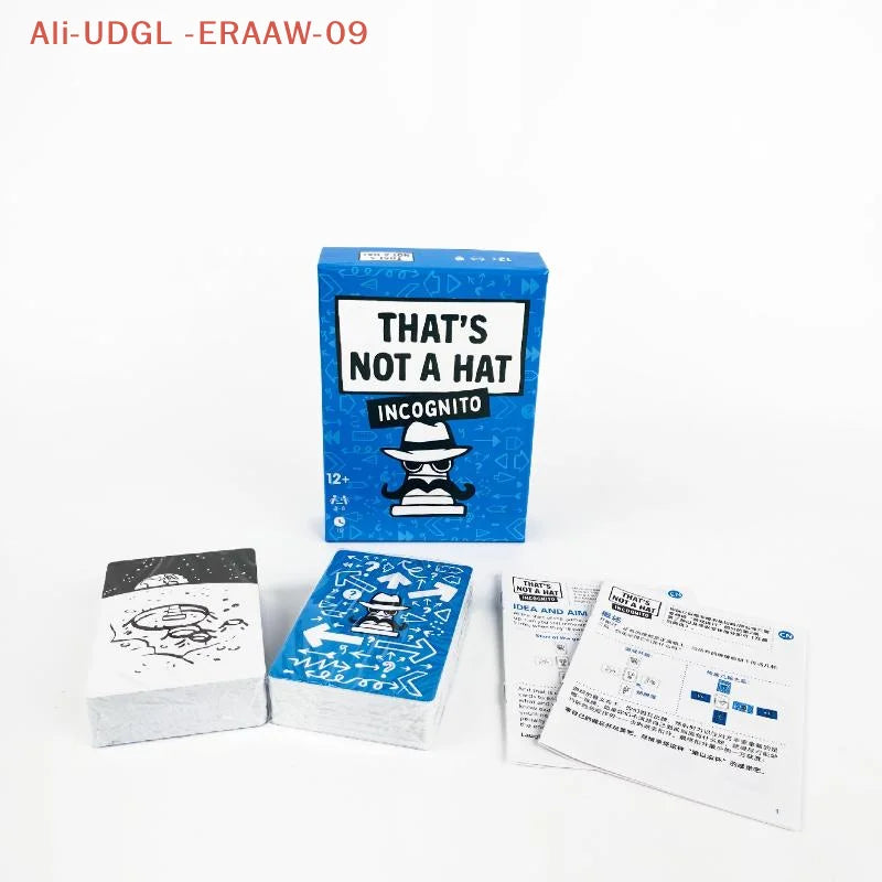 1 Set English Tabletop Game For 3-8 Players That's Not A Hat Happy Party Game Kit Top Board Game With Basic Extended Card Game