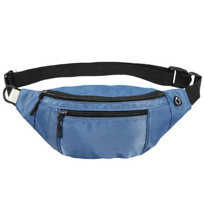 Oxford Cloth Belt Bag Hiking Phone Pouch Men Waist Bag Crossbody Fanny Pack Adjustable Strap for Travel Out Work Cycling Sport